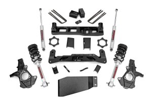 Chevrolet Silverado 1500 Suspension Lift Kit - Front + Rear - Rough Country - 5 Inch Lift, N3 Strut - '07-'13 Chevrolet Silverado 1500 Suspension Lift Kit - Front + Rear - Rough Country - 5 Inch Lift, N3 Strut - '07-'13